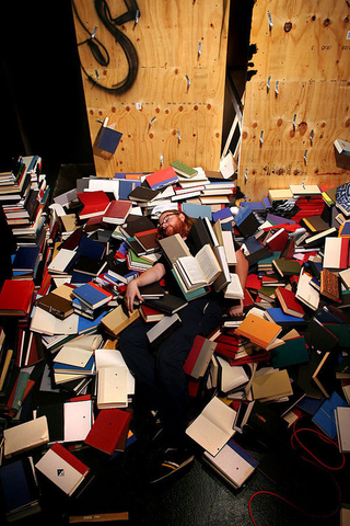 Illustration for article titled The Medium Is the Message In Sculptures Made of Books
